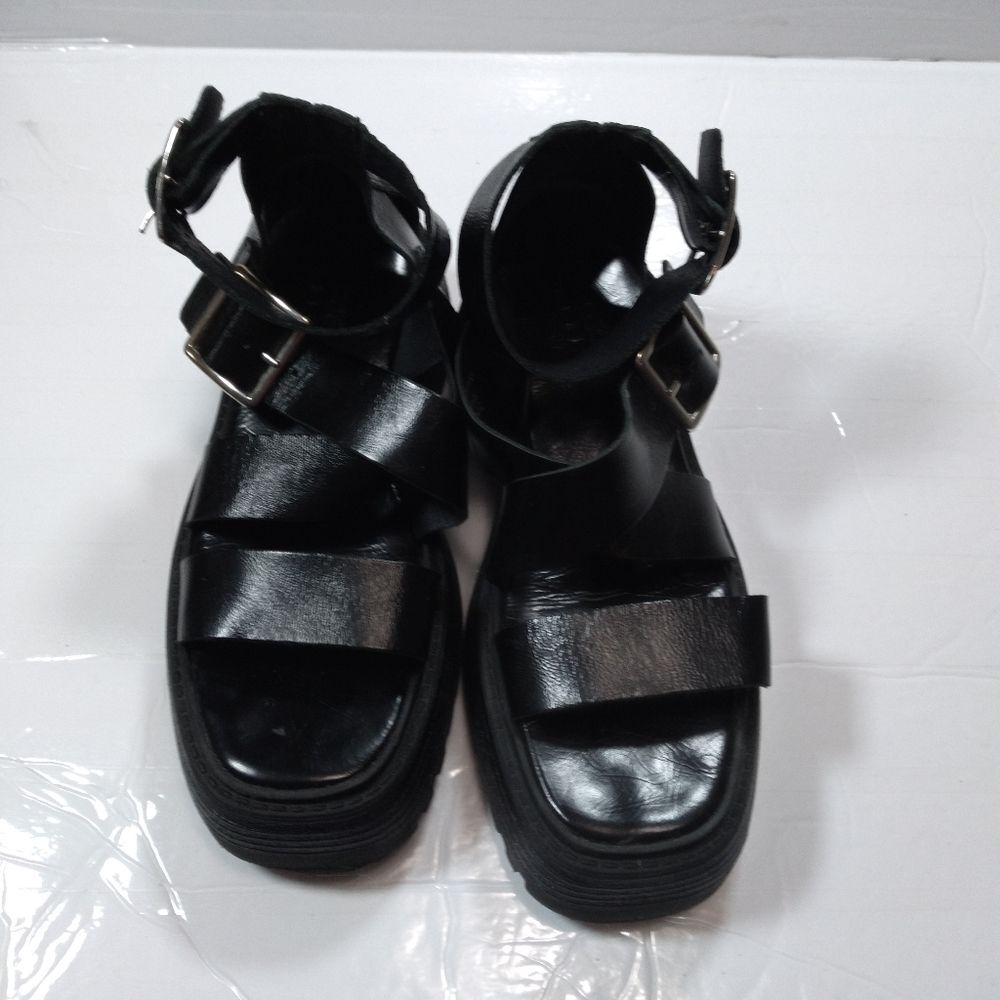 Asos design women's chunky sandals black size 36